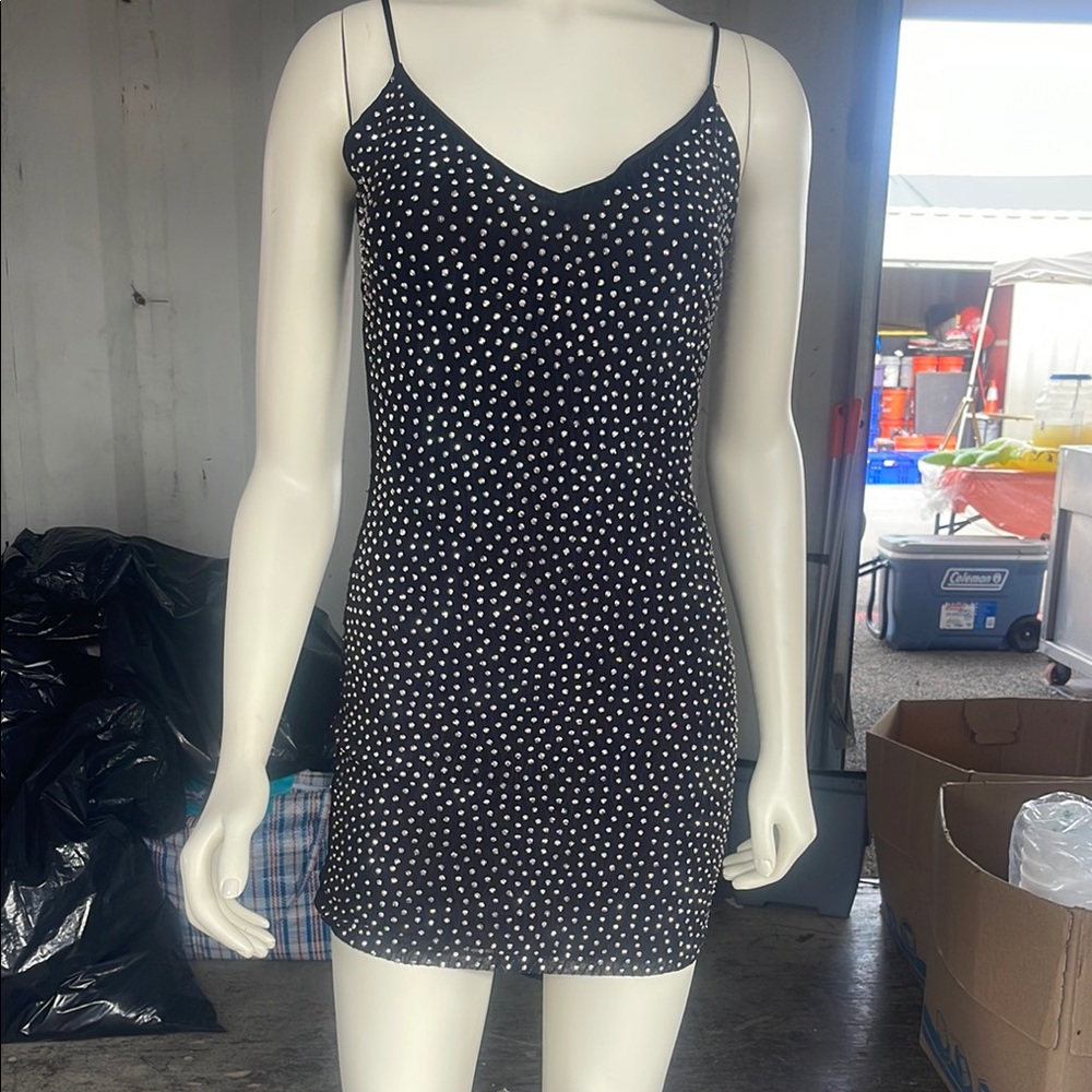 Polka Dot Spaghetti Strap Dress
